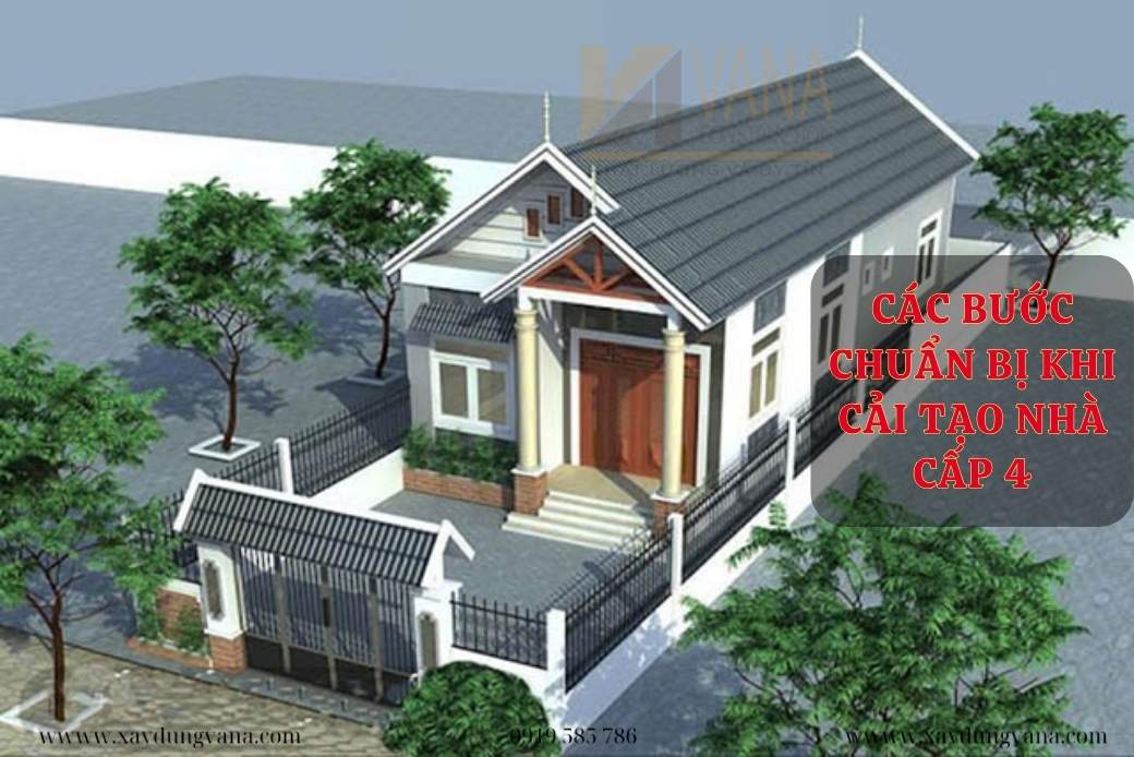 Các Bước Chuẩn Bị Trước Khi Cải Tạo Nhà Cấp 4