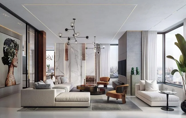 Các mẫu thiết kế biệt thự đẹp - Không gian nội thất