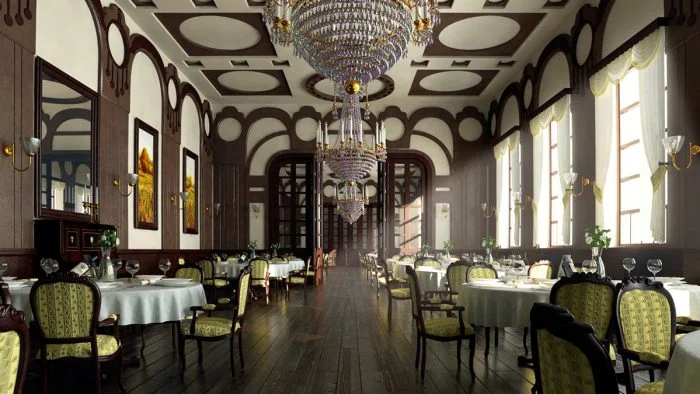 phong cách thiết kế kiến trúc nhà hàng khách sạn