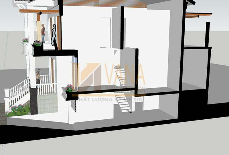 Hình ảnh minh họa cách tính diện tích tầng hầm trong xây dựng nhà ở