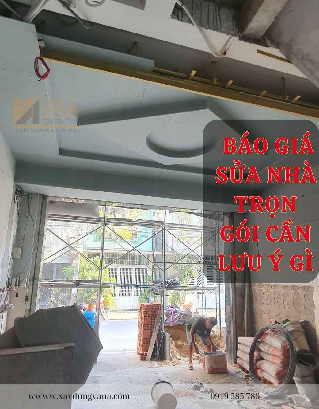 Báo Giá Sửa Nhà Trọn Gói 2025: Những Lưu Ý Khi Sửa Nhà