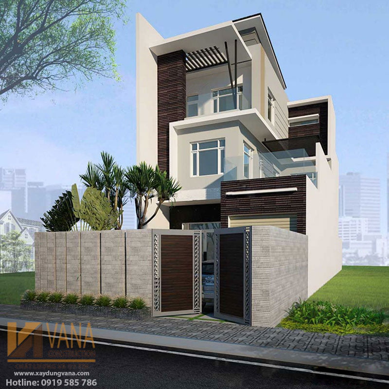 Thiết kế biệt thự phố hiện đại