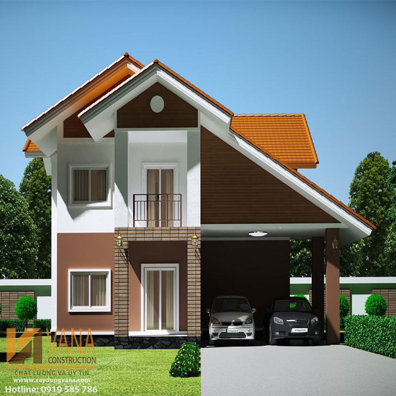 Thiết kế biệt thự mái ngói