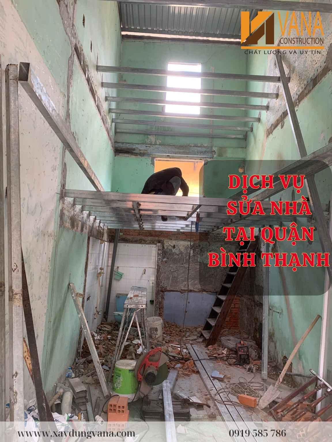 Dịch vụ sửa nhà tại quận Bình Thạnh