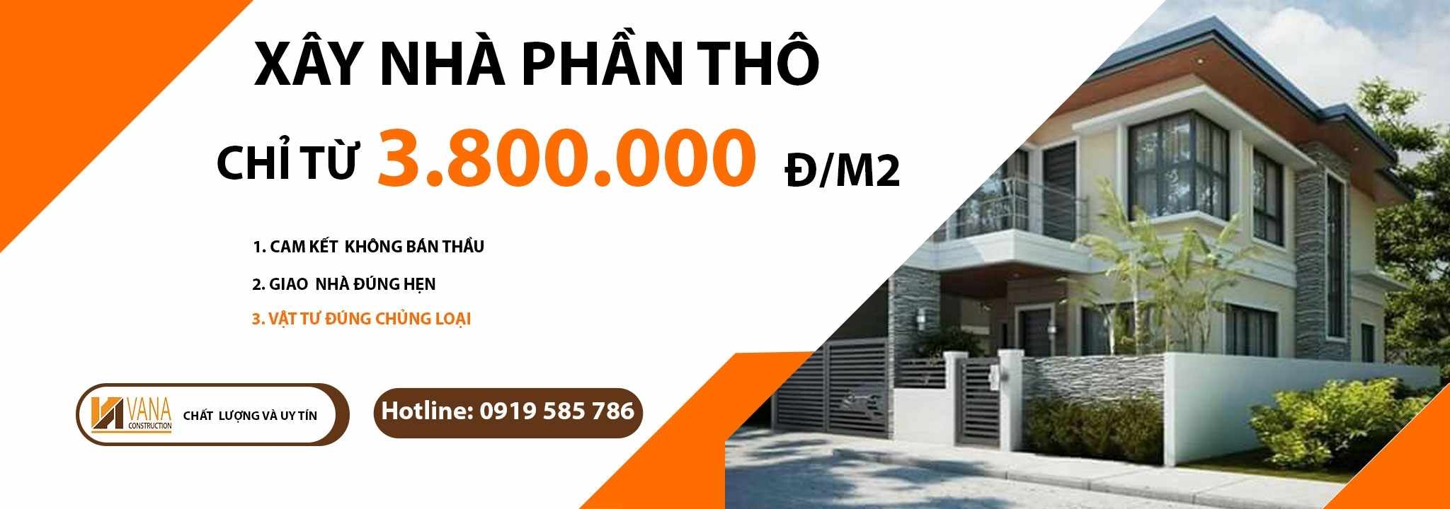 Trang Chủ - Xay dung Vana - Xây nhà phần thô