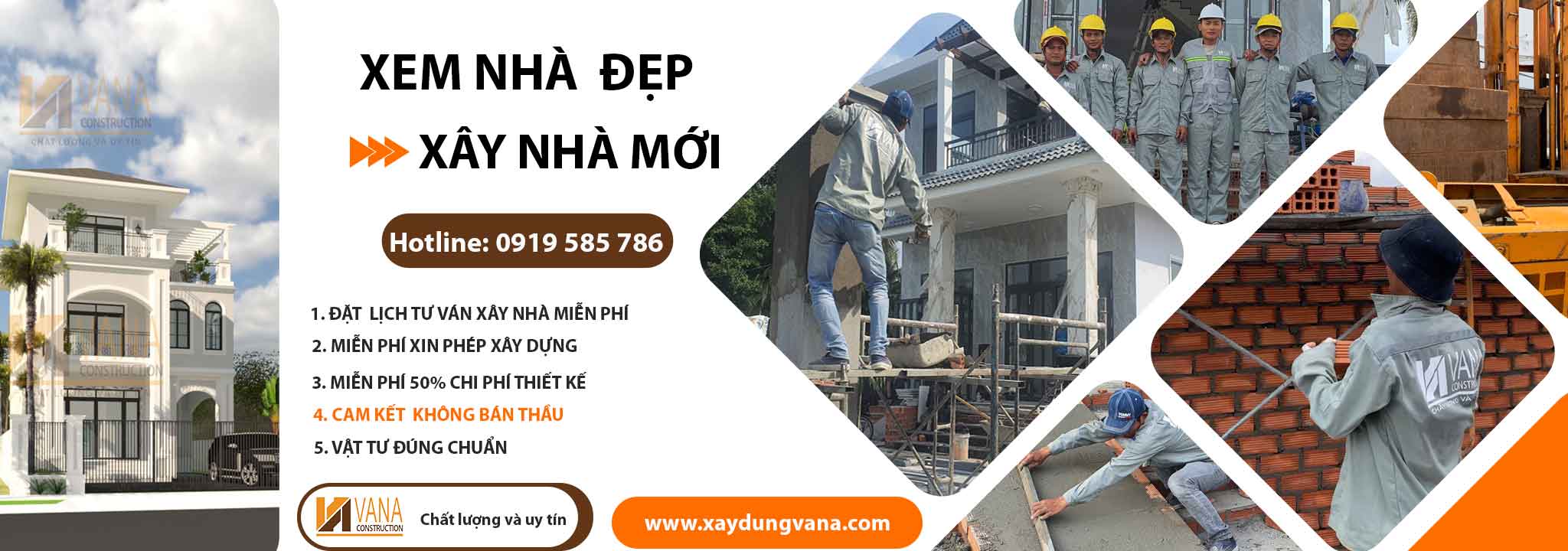 Xây nhà trọn gói Vana
